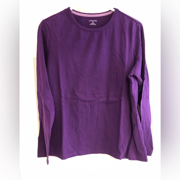 Lands' End Tops - Lands’ End Women’s Round Neck Shirt, Size Medium